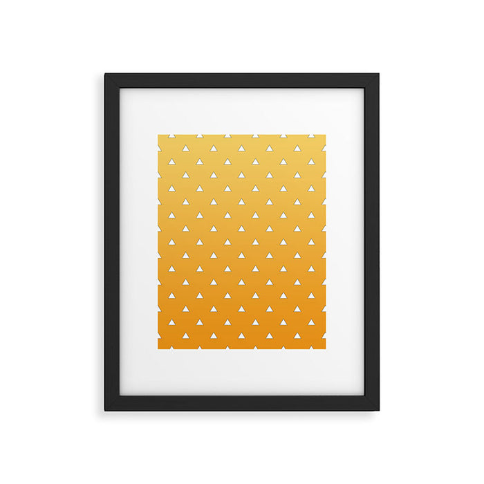 Zenitsu Pattern Framed Art Print Gallery Image 1