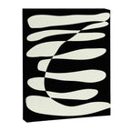 Abstract Composition in Black and White Canvas Print Gallery Image 6