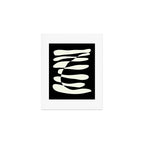 Abstract Composition in Black and White Art Print Gallery Image 1