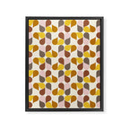 Abstract Leaves 1 Framed Canvas Print Gallery Image 8