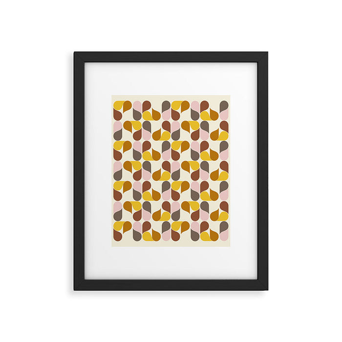 Abstract Leaves 1 Framed Art Print Gallery Image 1