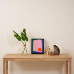 Abstract Modern Colorblock Framed Canvas Print Gallery Image 4