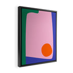 Abstract Modern Colorblock Framed Canvas Print Gallery Image 2