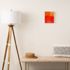 Abstract Organic Shapes in Red Canvas Print Gallery Image 2