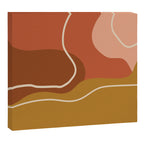 Abstract Organic Shapes in Zen Desert Color  Canvas Print Gallery Image 8