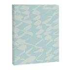 Abstract Pastel Blue Ripple Canvas Print Gallery Image 6