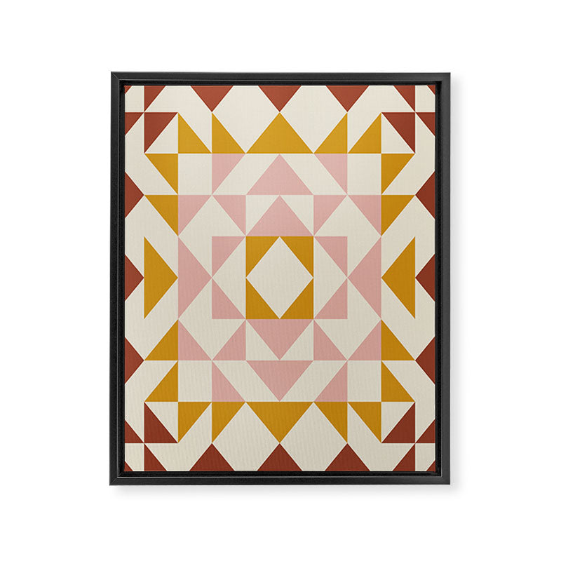 Autumn Quilt Framed Canvas Print Gallery Image 3
