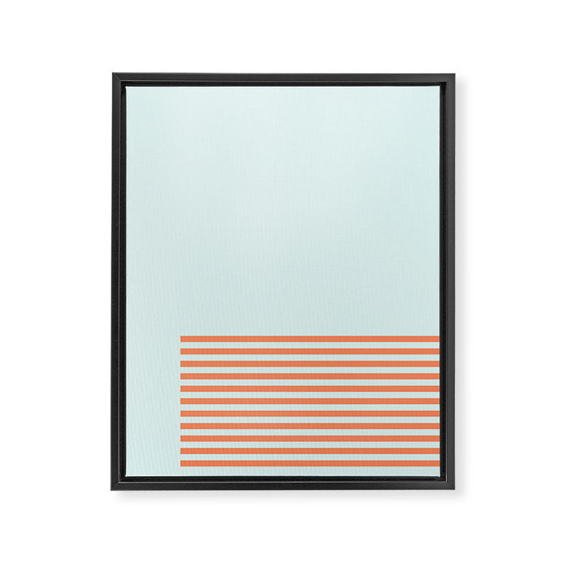 Beach Stripes Framed Canvas Print Gallery Image 6