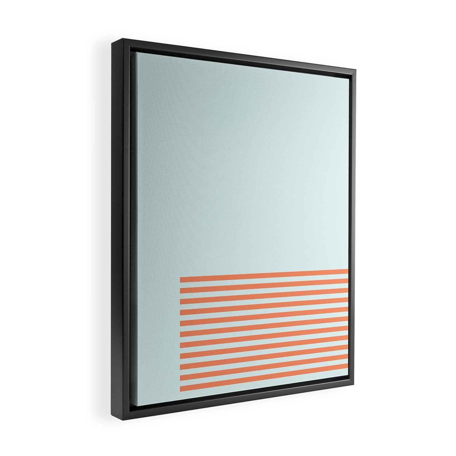 Beach Stripes Framed Canvas Print Gallery Image 2