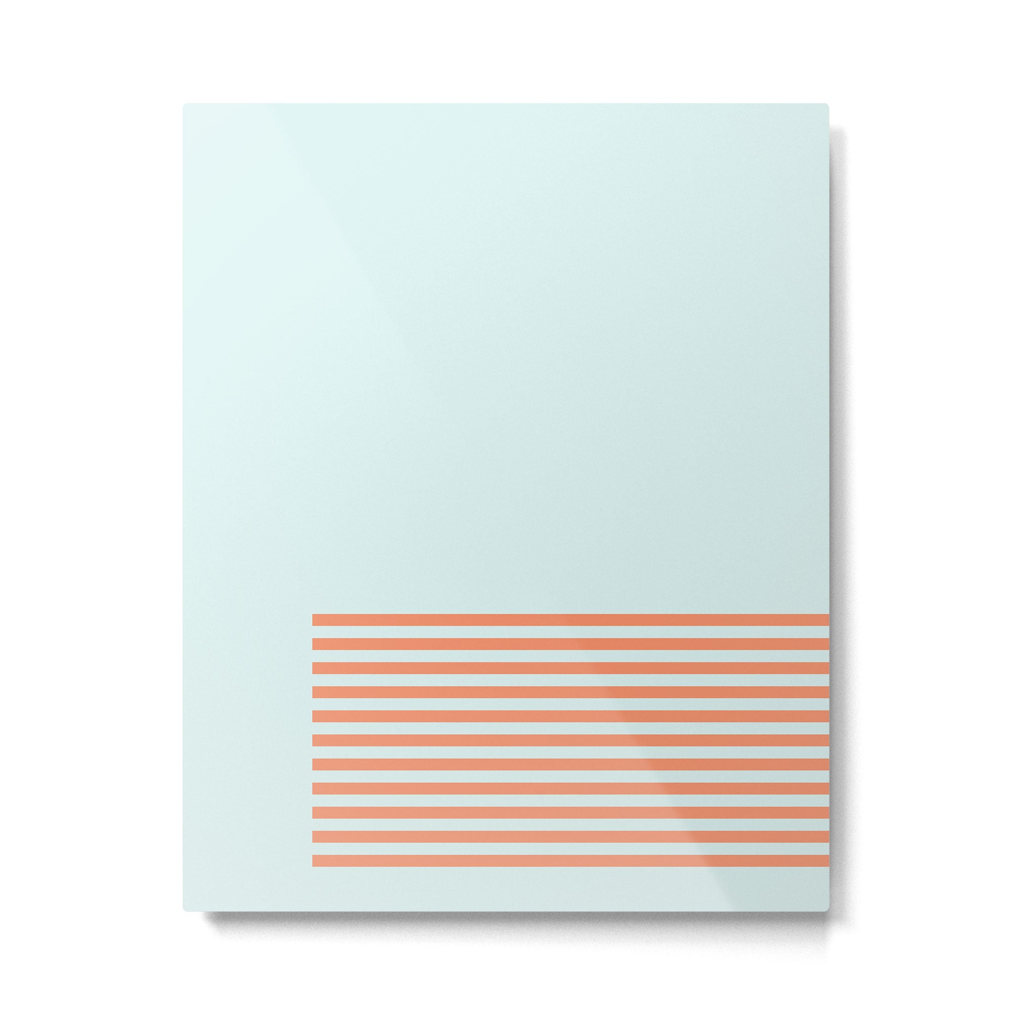 Beach Stripes Metal Print Gallery Image 4