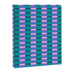 Bright Pastel Color Block Geometric Pattern Canvas Print Gallery Image 8