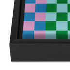 Checkerboard Collage Framed Canvas Print Gallery Image 3
