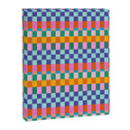 Checkerboard Stripes Canvas Print Gallery Image 8