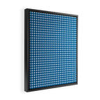 Classic Mini Check in Blue and White Framed Canvas Print Gallery Image 2