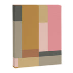 Color Block | Sage Green and Rose Pink Canvas Print Gallery Image 8