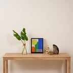 Colorful Abstract Geometric Modern Art Framed Canvas Print Gallery Image 4