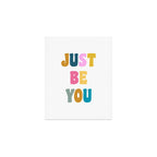 Just Be You | Colorful Lettering Art Print Gallery Image 1