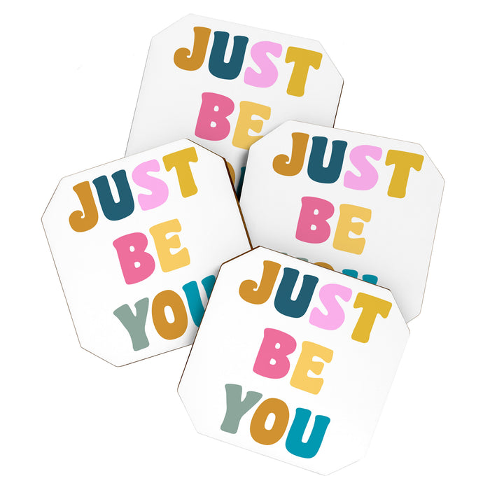 Just Be You | Colorful Lettering Coaster Gallery Image 1
