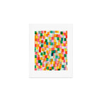 Colorful Painterly Mosaic Art Print Gallery Image 1