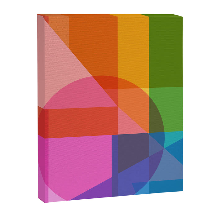 Colorful Shapes 24 Canvas Print Gallery Image 1