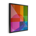 Colorful Shapes 24 Framed Canvas Print Gallery Image 2