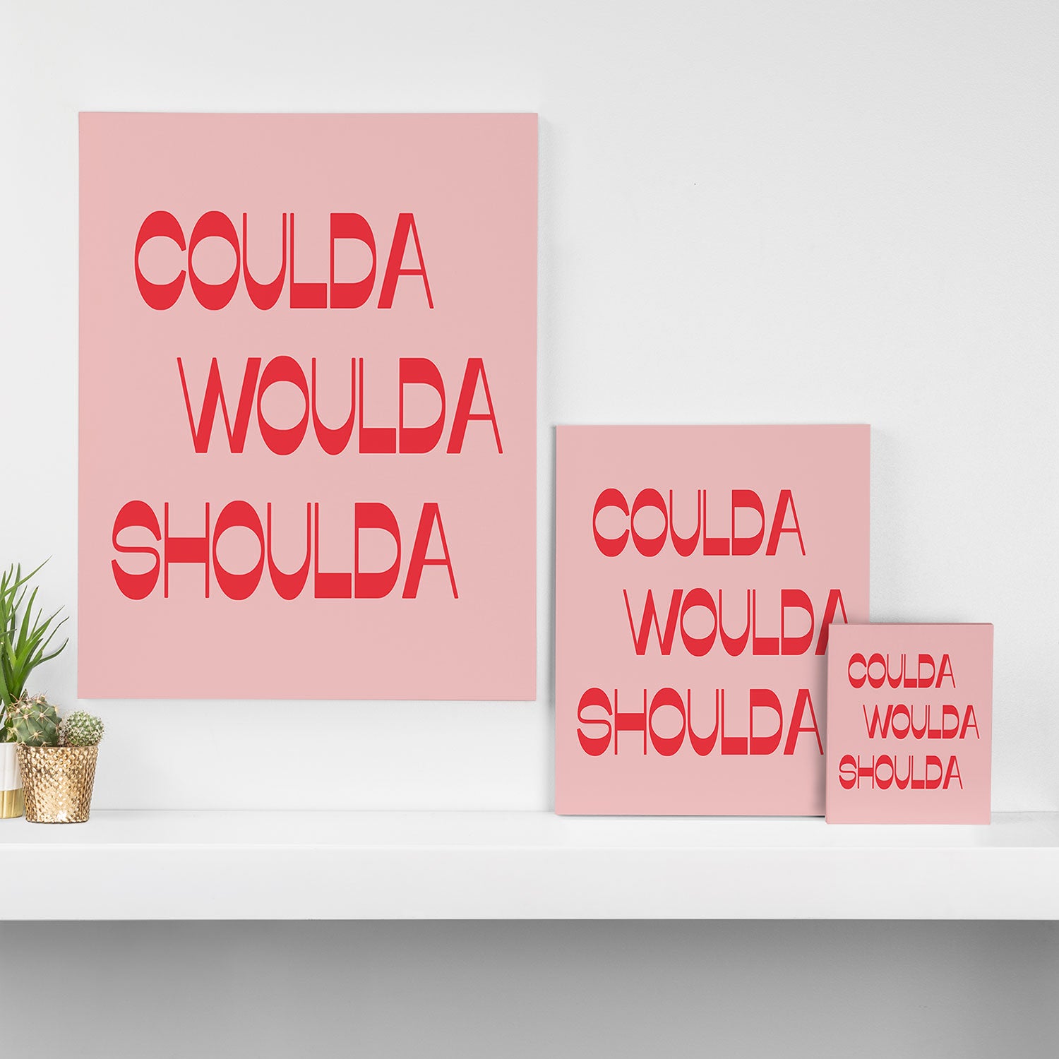 Coulda Woulda Canvas Print Gallery Image 3