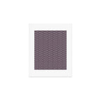 Curved Line Art in Dark Plum Art Print Gallery Image 1
