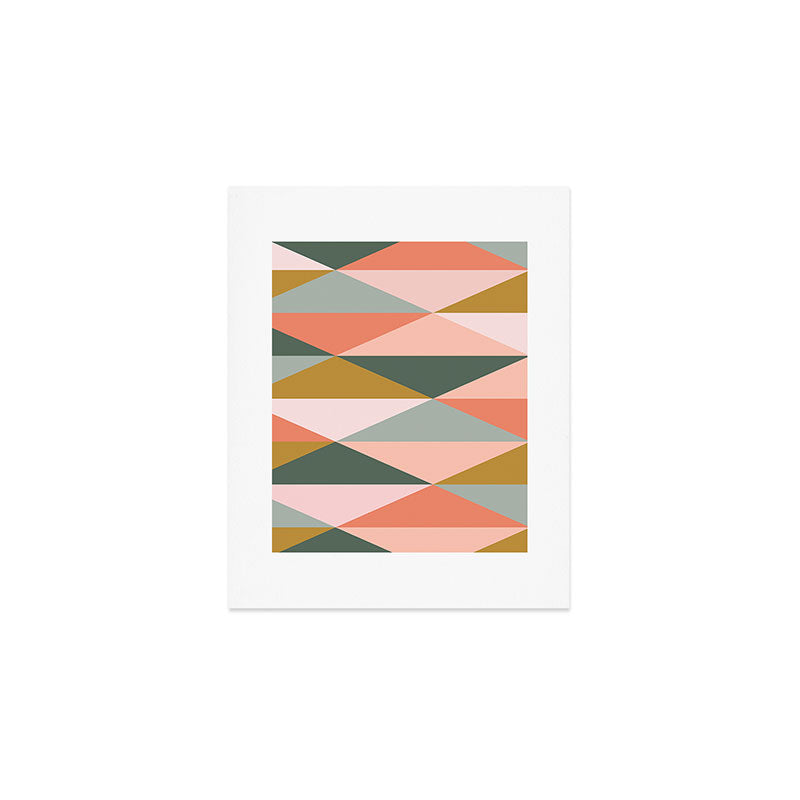 Earthy Desert Geometrics Art Print Gallery Image 1
