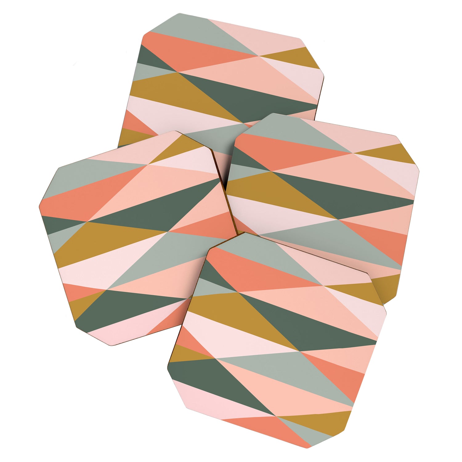 Earthy Desert Geometrics Coaster Gallery Image 1