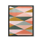 Earthy Desert Geometrics Framed Canvas Print Gallery Image 8