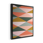 Earthy Desert Geometrics Framed Canvas Print Gallery Image 2