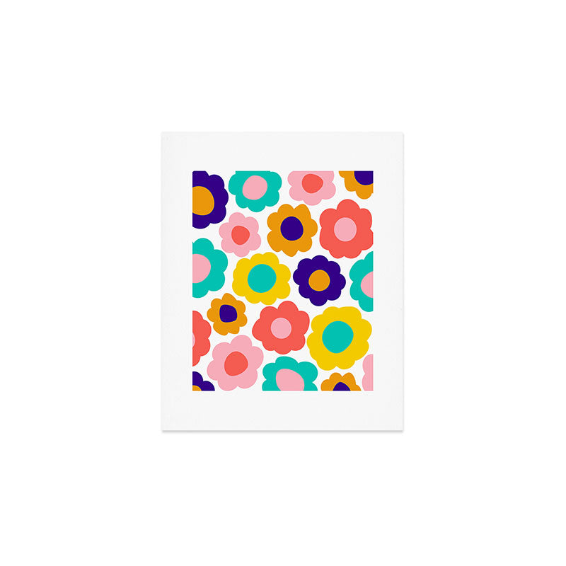 Flowers Pop Art Print Gallery Image 1