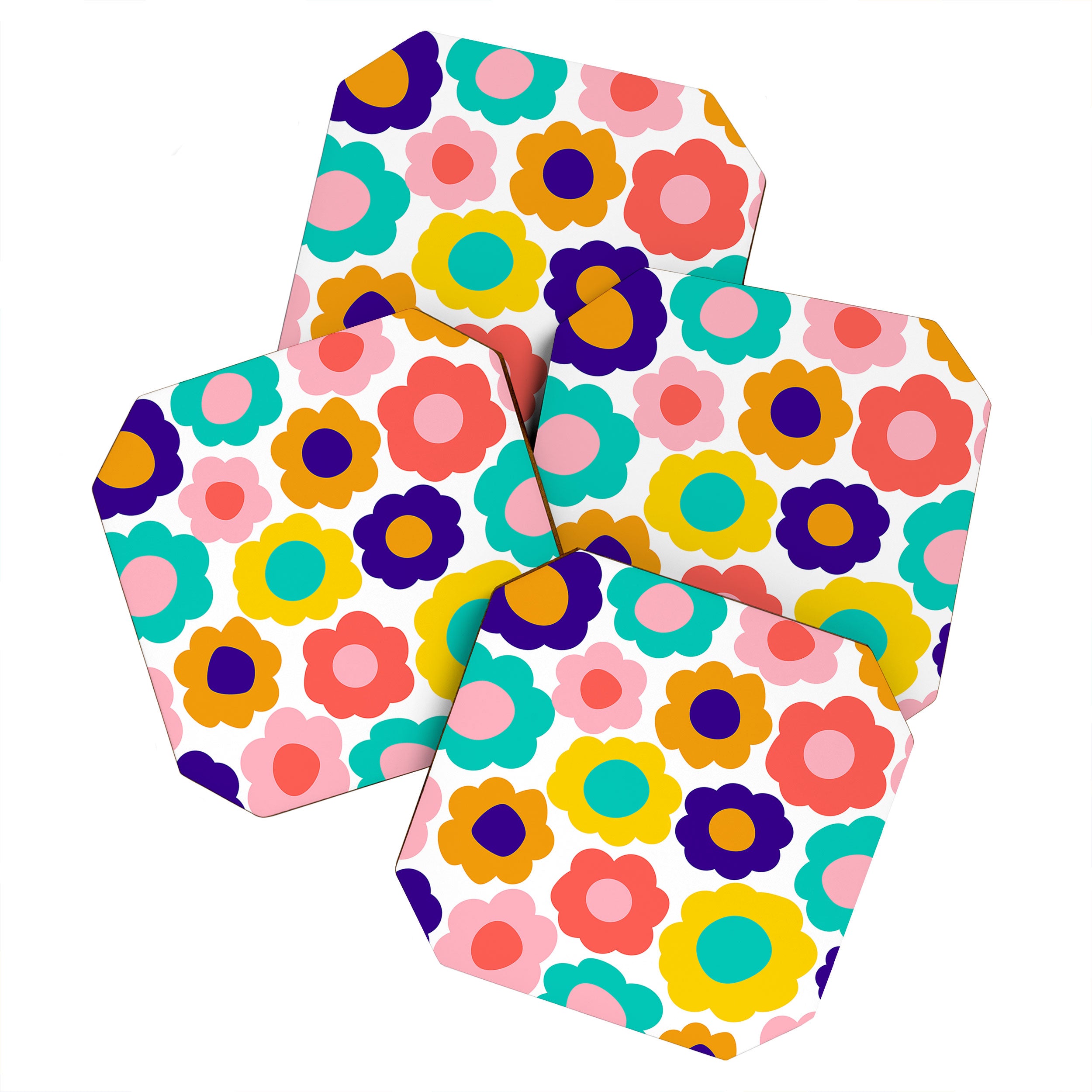 Flowers Pop Coaster Gallery Image 1
