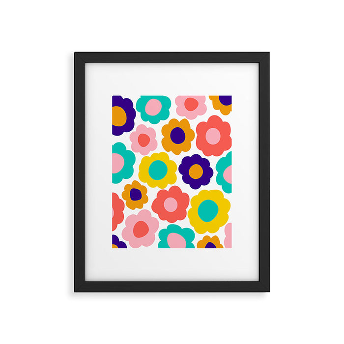 Flowers Pop Framed Art Print Gallery Image 1