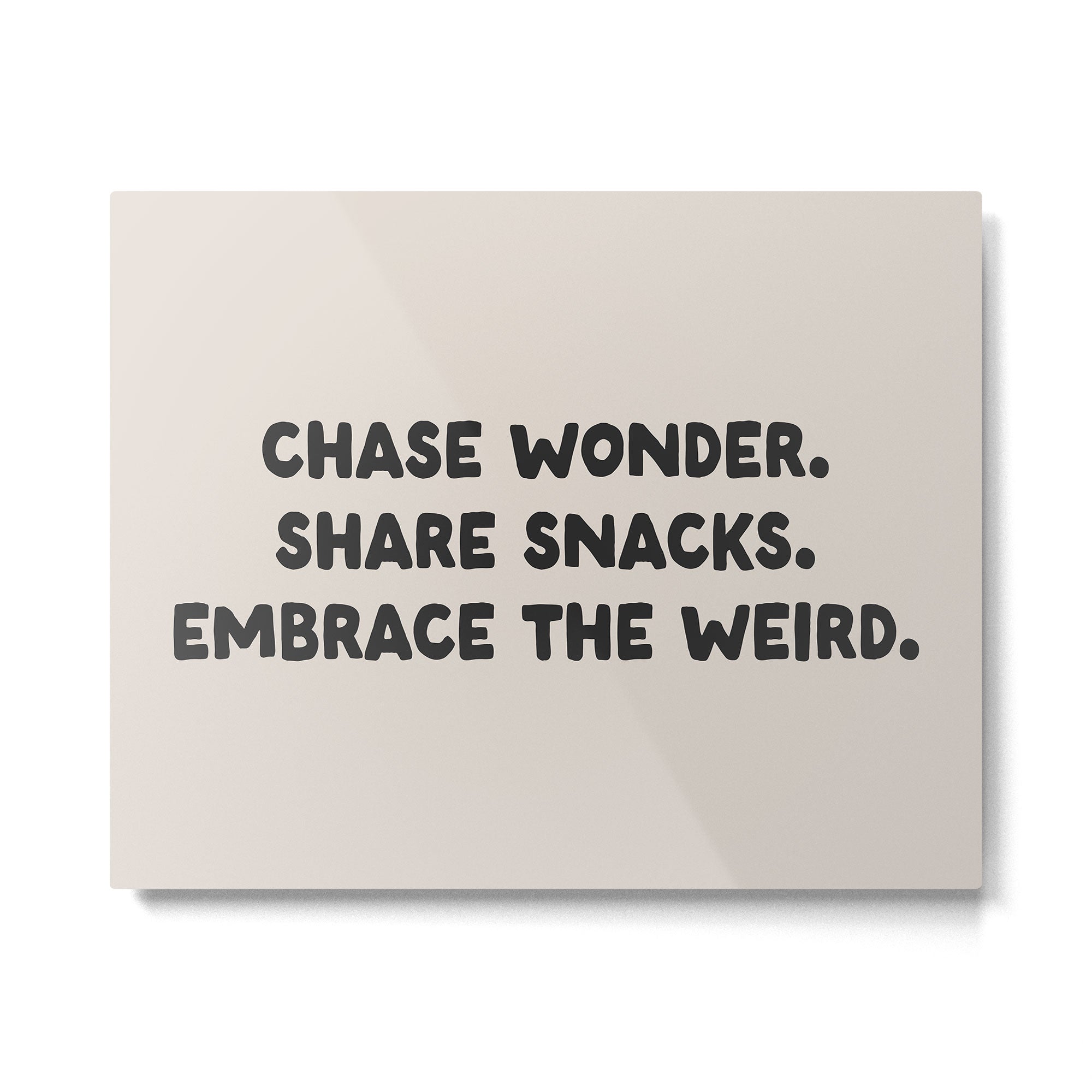 Funny and Weird Family Love Quote Metal Print Gallery Image 4