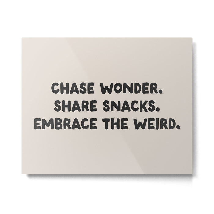 Funny and Weird Family Love Quote Metal Print Gallery Image 1
