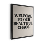 Funny Retro Family Love Quote Framed Canvas Print Gallery Image 2
