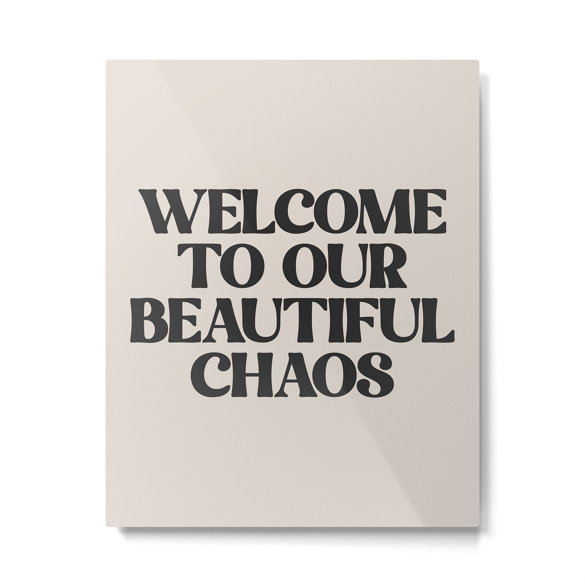 Funny Retro Family Love Quote Metal Print Gallery Image 4