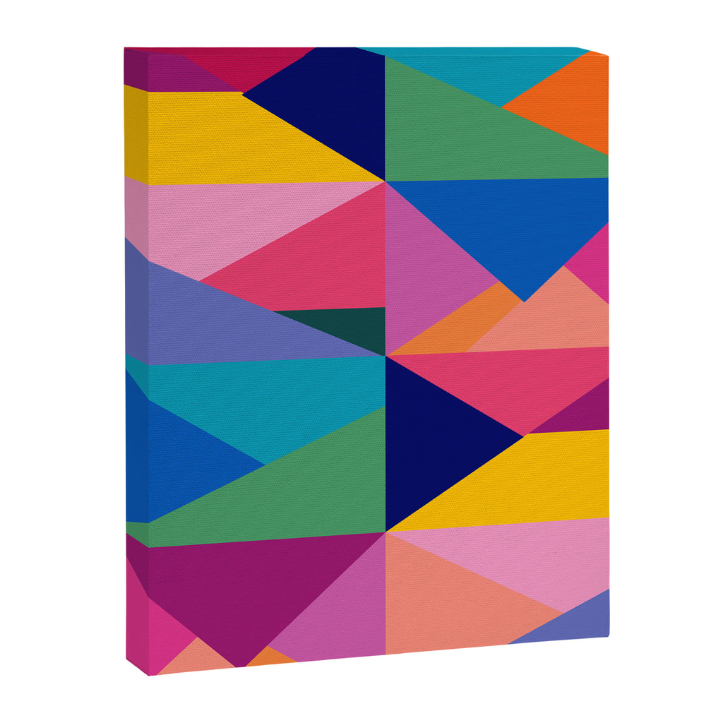 Geometric Color Block Canvas Print Gallery Image 6