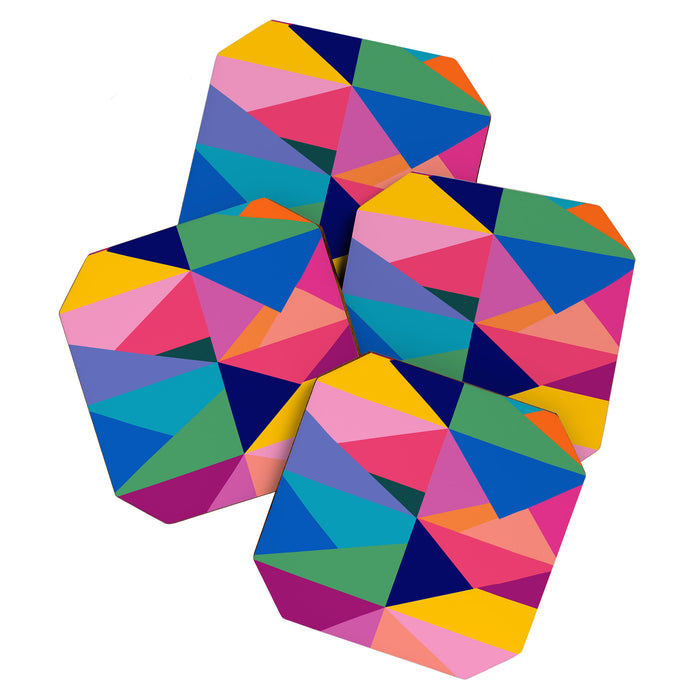 Geometric Color Block Coaster Gallery Image 1