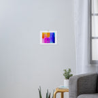 Geometric Rainbow Shapes 3 Art Print Gallery Image 3