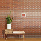 Inspirational Bravery Quote in Terra Cotta Art Print Gallery Image 2