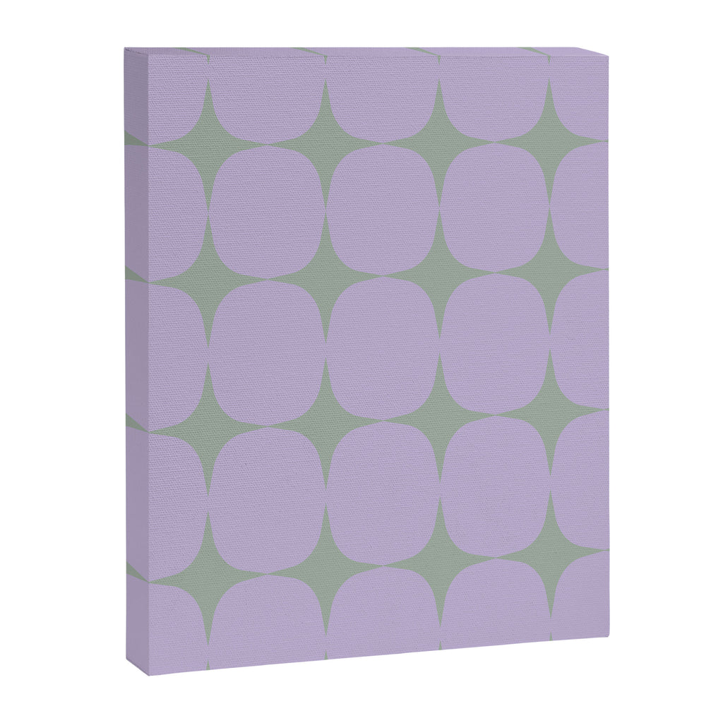 Lilac and Sage Shapes Canvas Print Gallery Image 6