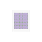 Lilac and Sage Shapes Art Print Gallery Image 1