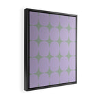Lilac and Sage Shapes Framed Canvas Print Gallery Image 2