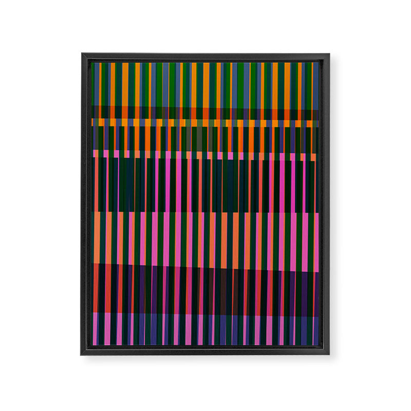 Lines 17 Framed Canvas Print Gallery Image 6