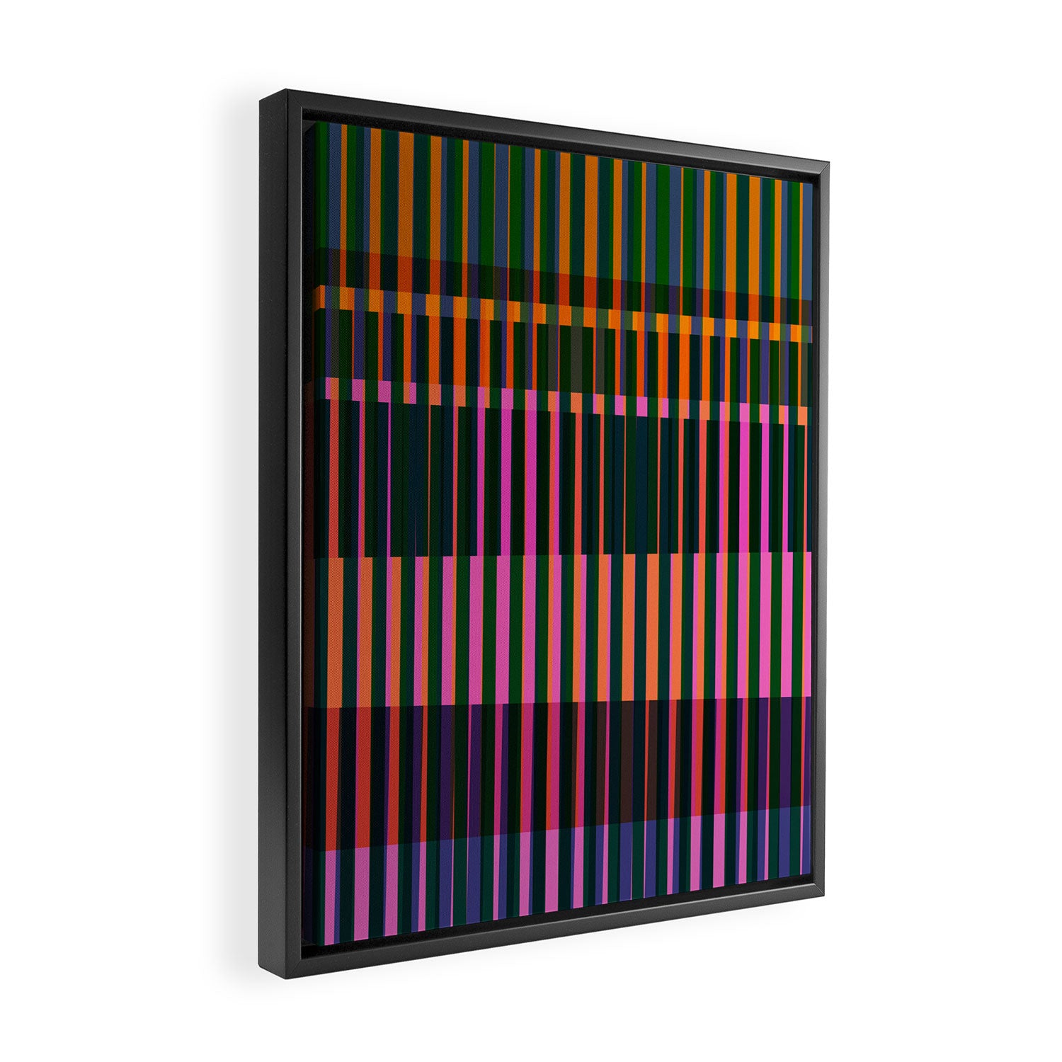 Lines 17 Framed Canvas Print Gallery Image 2