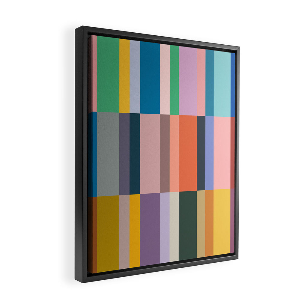 Lines 73 Framed Canvas Print Gallery Image 2