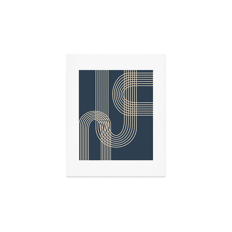 Lines in Midnight Art Print Gallery Image 1