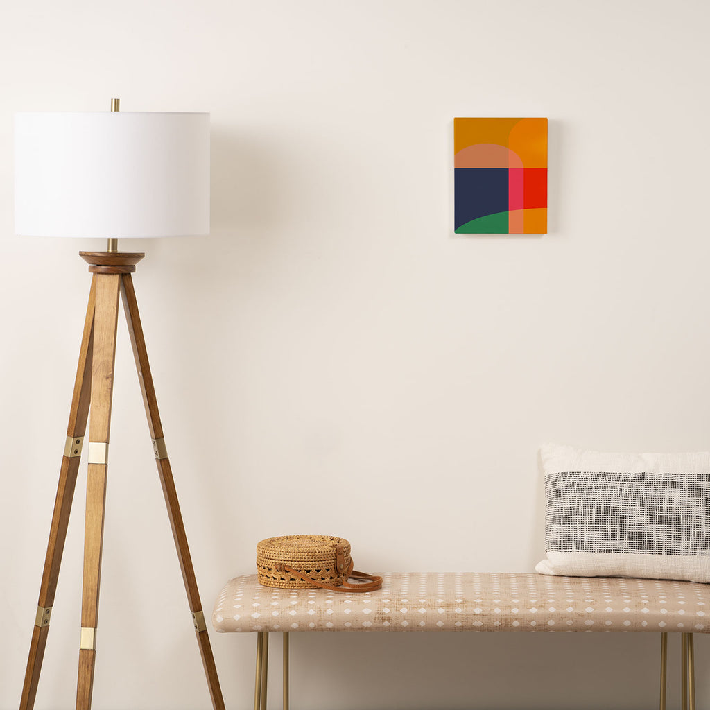 Mid Mod Color Block Canvas Print Gallery Image 2